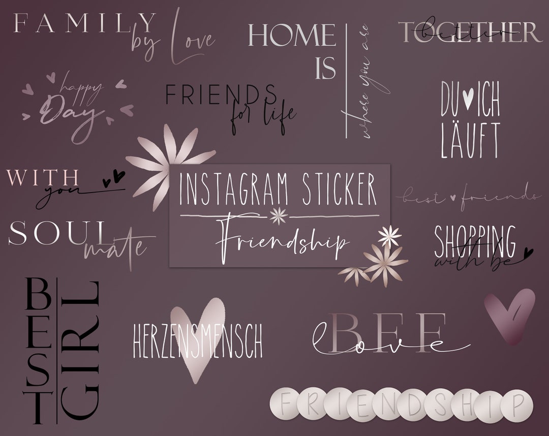 instagram stickers friendship｜TikTok Search