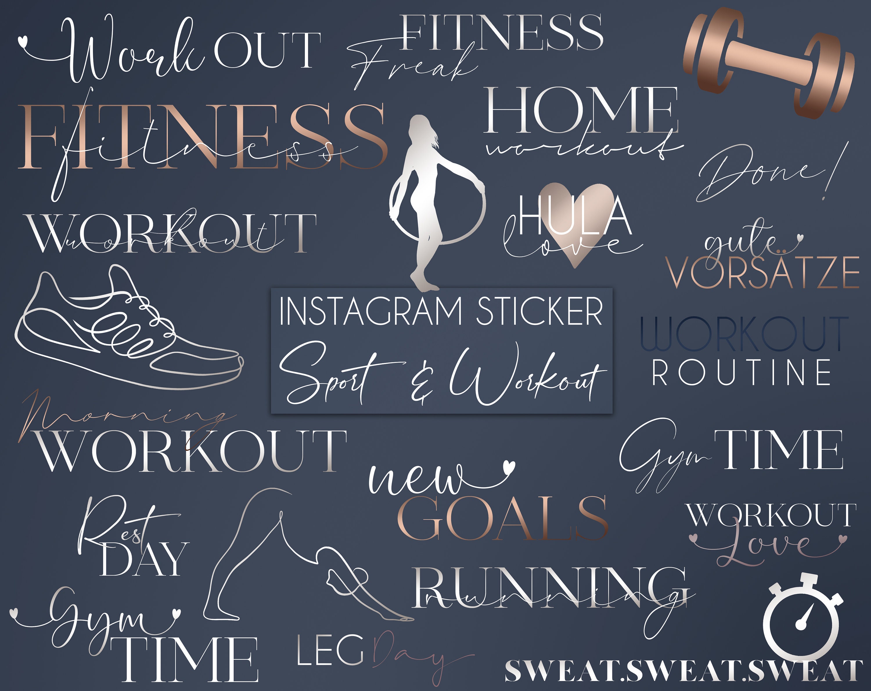 100+ Instagram sticker Sport | Fitness | Instagram | Gym | Sporty | Craft | Sports | running | yoga | Workout