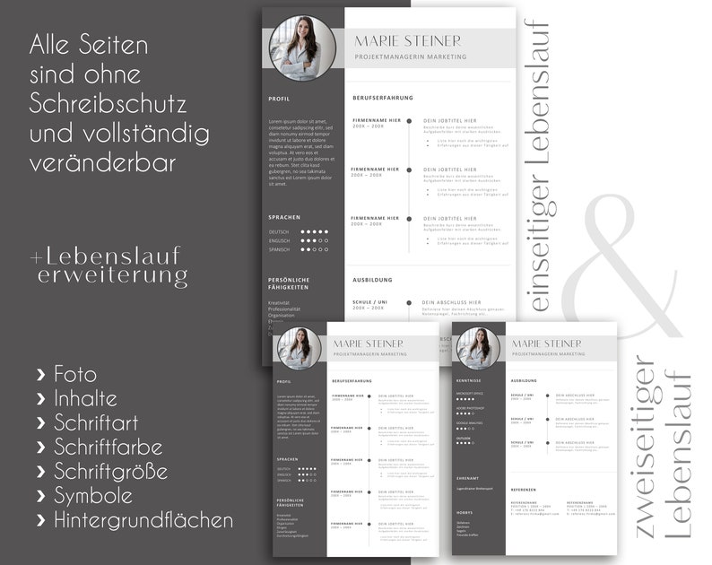 Puede incluir: Una plantilla de curr&iacute;culum vitae en blanco y negro con fondo gris. La plantilla incluye secciones para un perfil, experiencia laboral, educaci&oacute;n, habilidades y referencias. La plantilla est&aacute; dise&ntilde;ada para ser f&aacute;cilmente personalizable y se puede utilizar para crear un curr&iacute;culum vitae profesional.