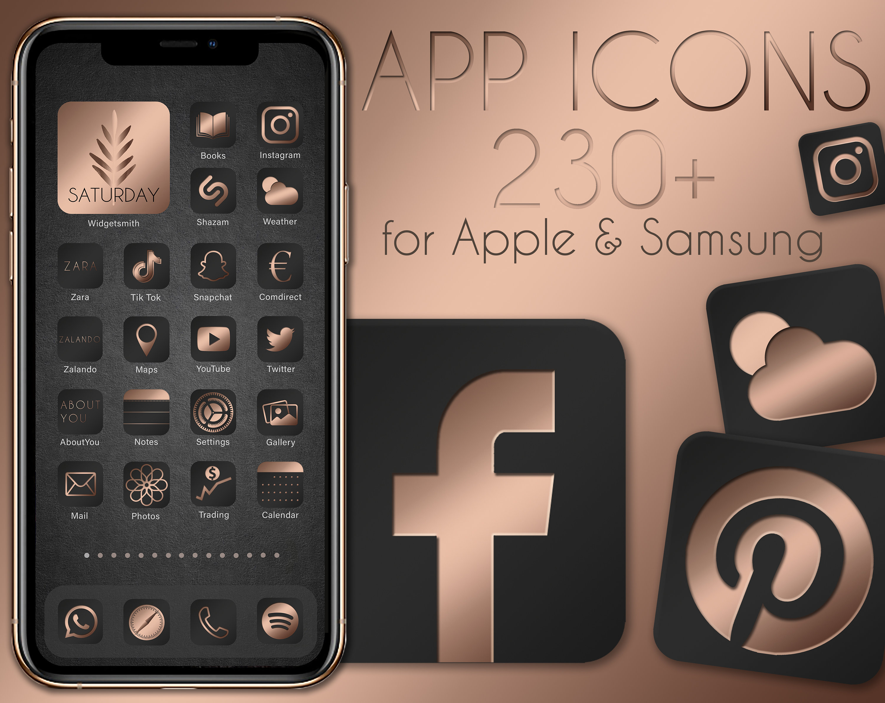 Louis Vuitton (Light) - Luxury iOS 14 Icons - 250+ Included