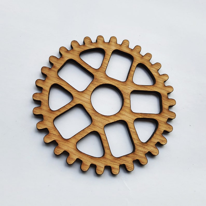 Download Gear coaster with box 3 designs Svg / Pdf / Eps / Dxf ...