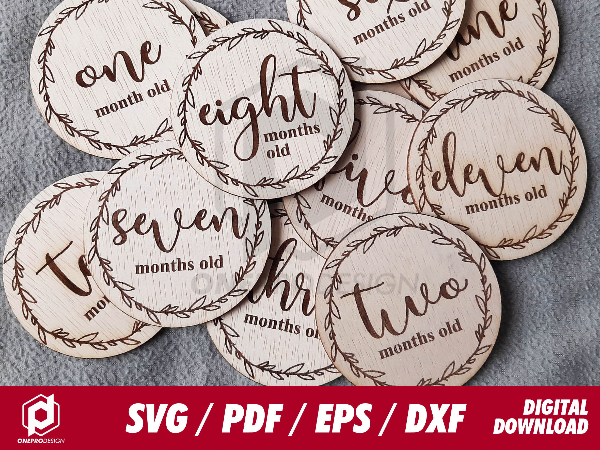 Free Free 211 Baby Milestone Cards Svg SVG PNG EPS DXF File