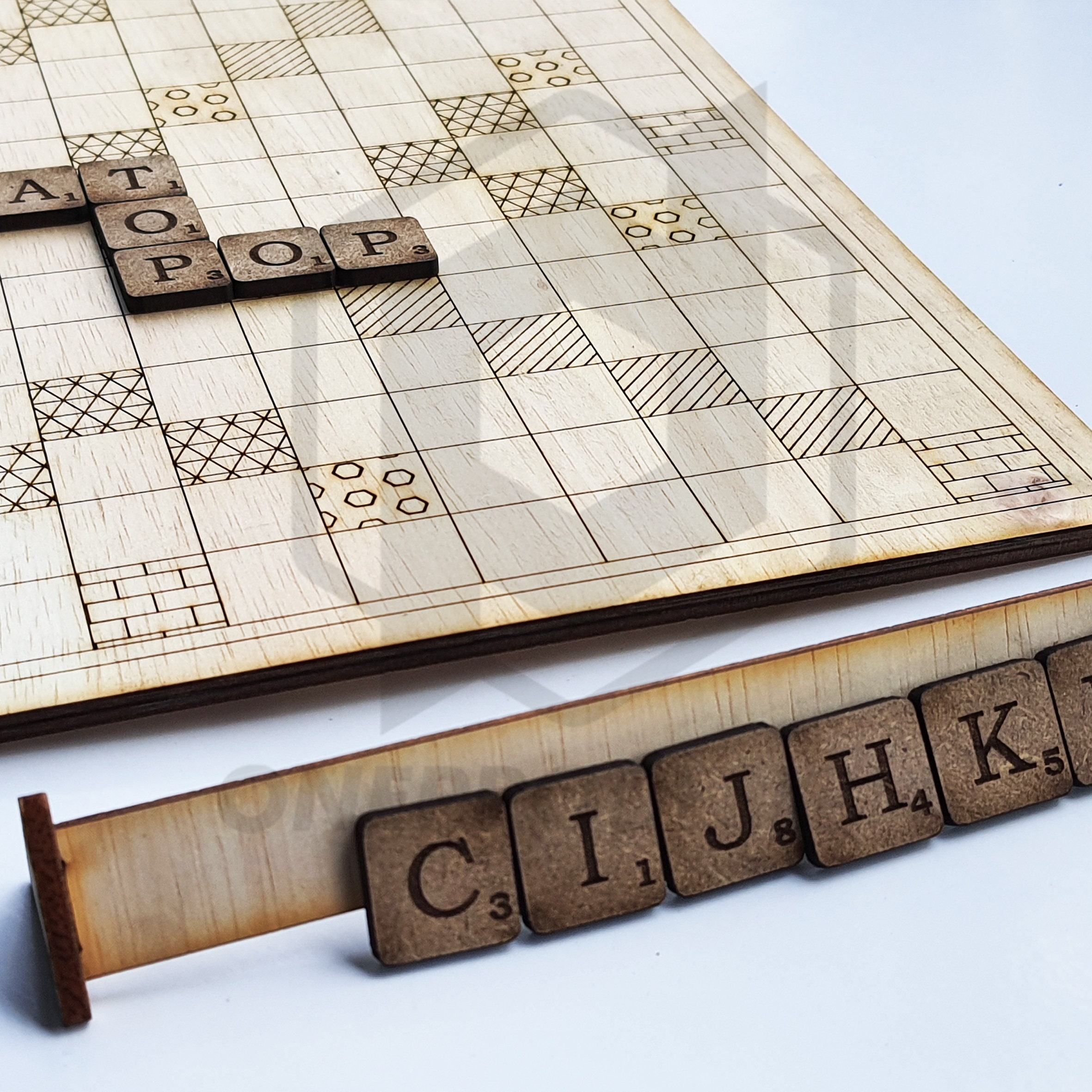 Scrabble board game Svg / Pdf / Eps / Dxf Laser Cut File Etsy