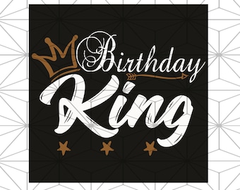 Download Birthday King Svg Etsy