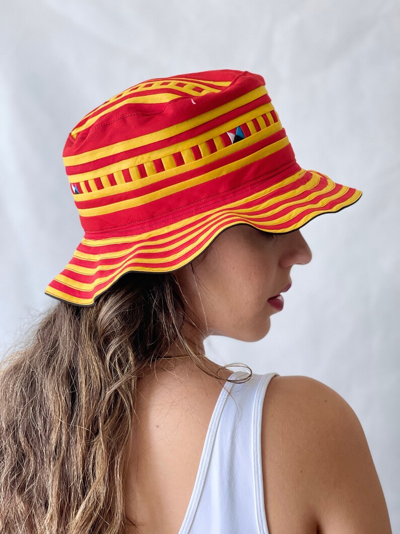 Handmade Hippie Outdoor Hat Burning Man Festival Tribal Hat