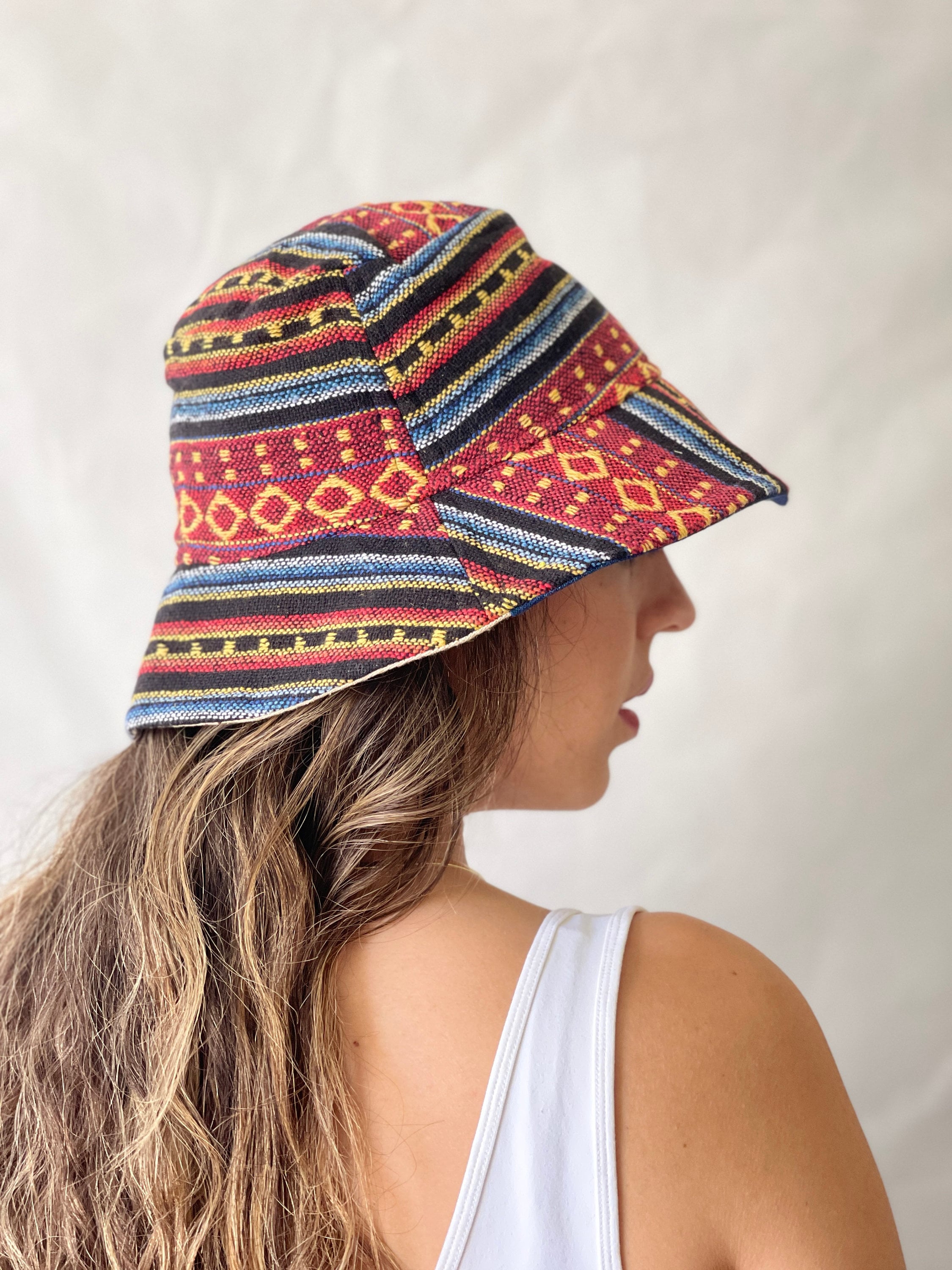 Festival Boho Hat Hippie Hat Handmade Etsy