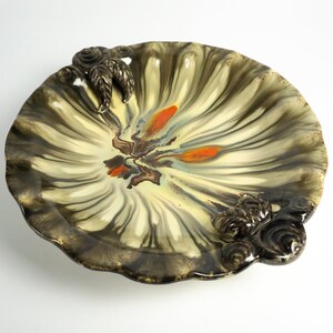 陶器のボウル、直径33 cm、保管庫、1930年代、おそらくウラン釉、製造者不明、直径33 cm