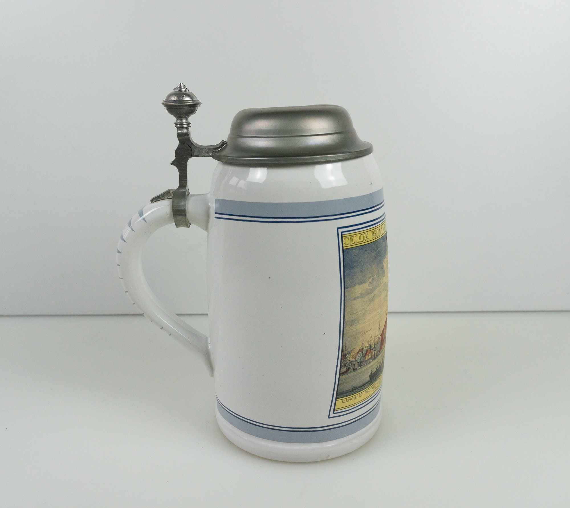 Vintage Beer Mug Beer Mug Ceramic Jug Advertising Brewery Etsy