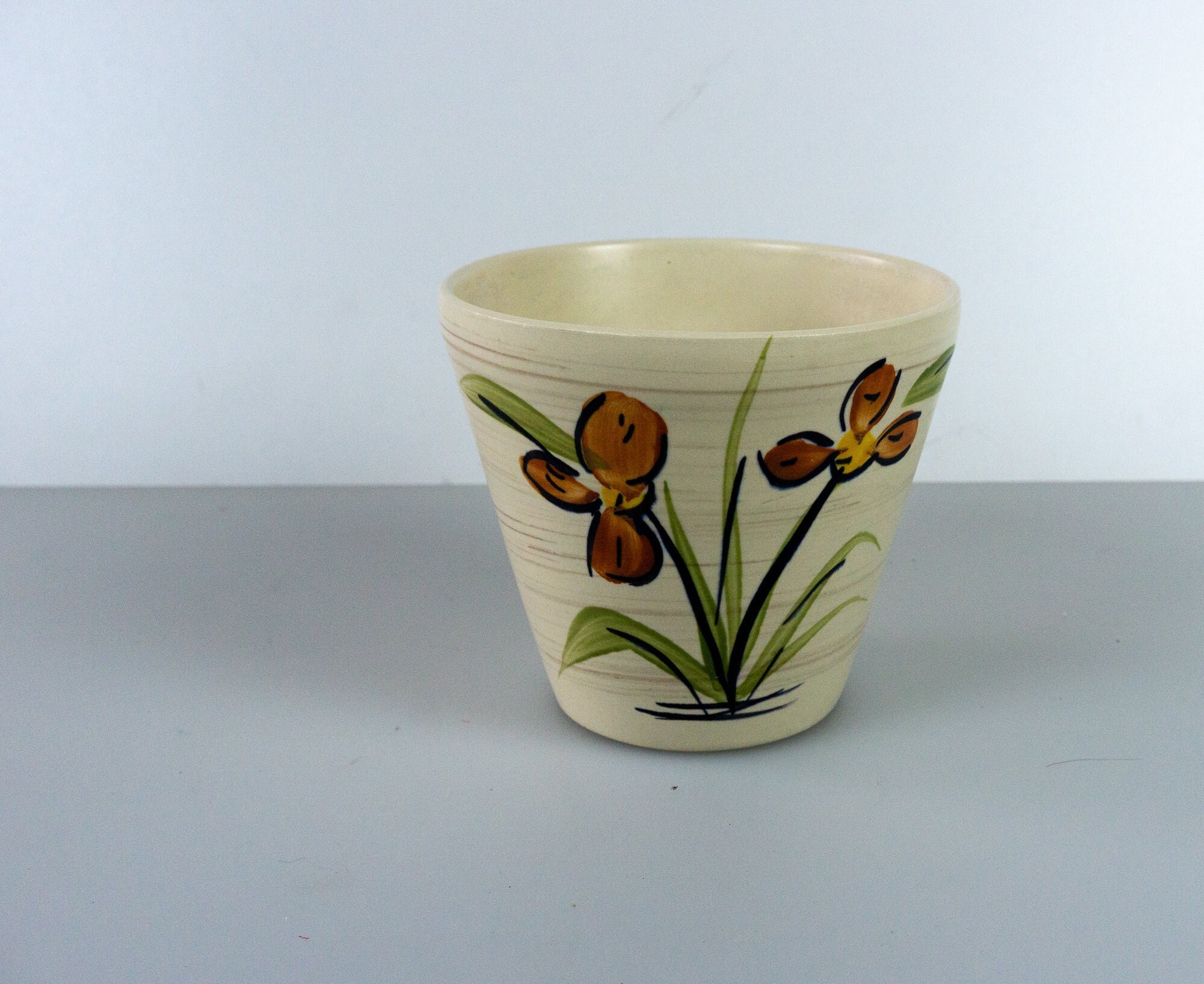 Mid Century Modern Utensil Holder — Back Bay Pottery