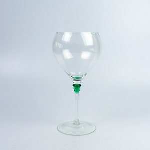 XXL red wine glass or cocktail glass by Gallo Design, vintage glasses, very large bowl well over 500ml
