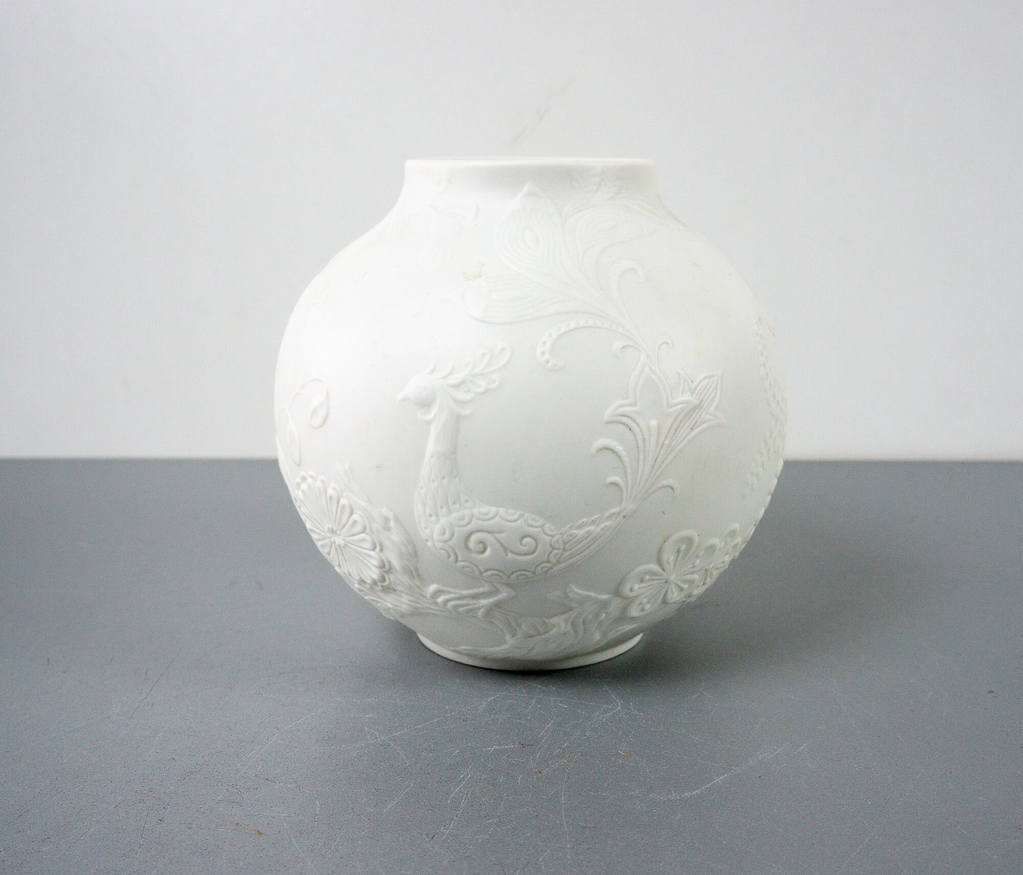 Vase AK Kaiser Biscuit Porcelain Porcelain Vase With Etsy Canada