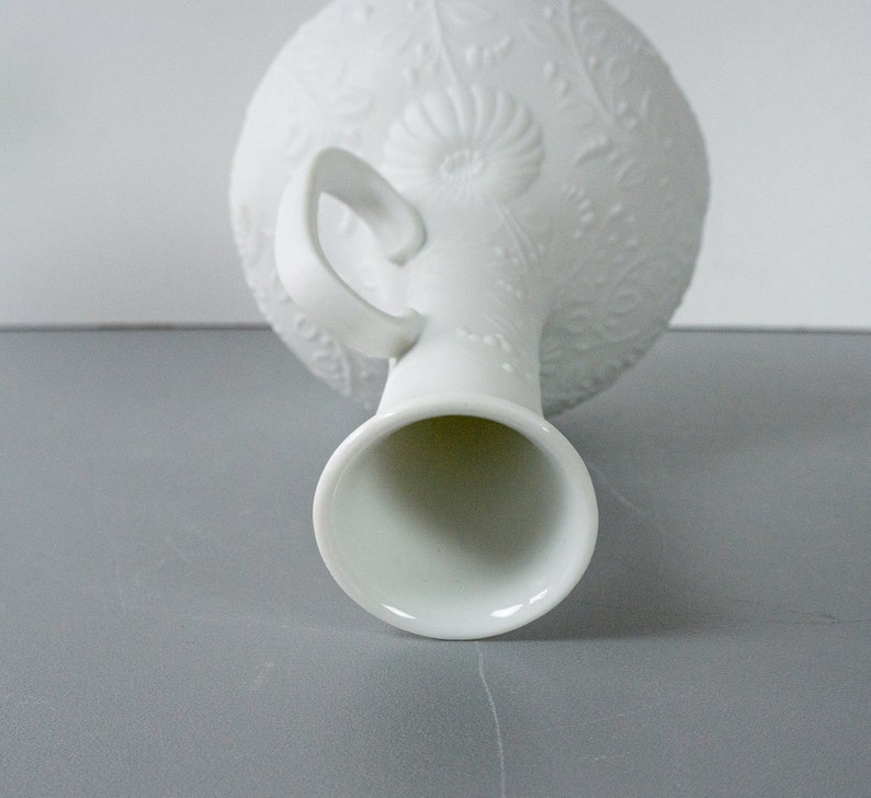 Vase AK Kaiser Vintage Vase mit Henkel Bisquit Porzellan Etsy.de