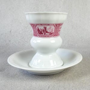 Ruedesheimer coffee set from Rüdesheim, one cup and one saucer, one place setting, original Rüdesheimer, several place settings available