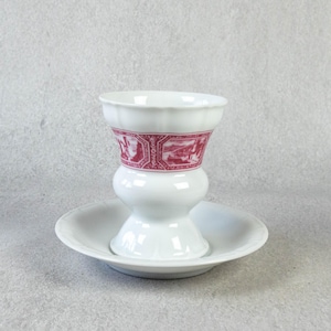 Ruedesheimer coffee set from Rüdesheim, one cup and one saucer, one place setting, original Rüdesheimer, several place settings available