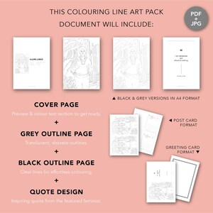 Lorde Color Page Audre Lorde | Colouring Line Art Page | Digital Pack | Colour Your Own ...