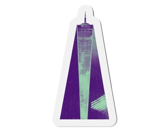 Aimant découpé slime violet Freedom Tower