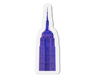 Aimant Empire State fuchsia violet