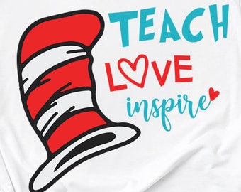 Download Teach Love Inspire Svg Etsy