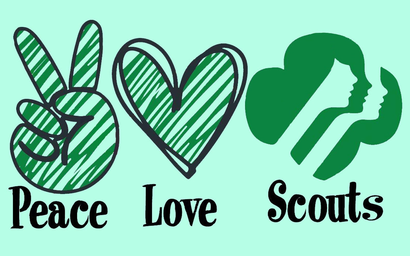 Peace Svg Love Scouts SVG Girl Scout SVG Scout Mom Svg Etsy