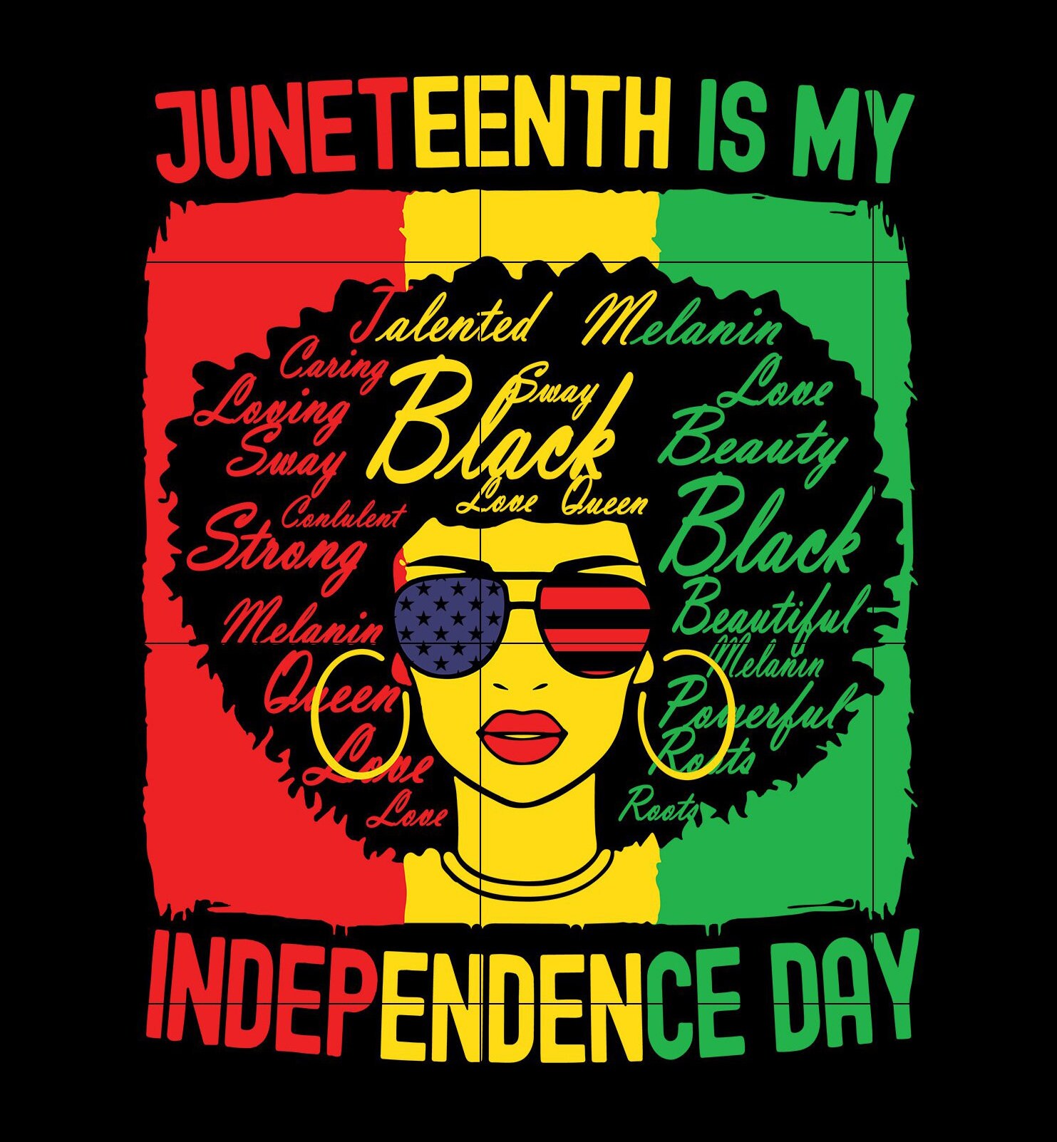 Black Women Juneteenth Is My Independence Day SVG Png Eps Dxf Digital…