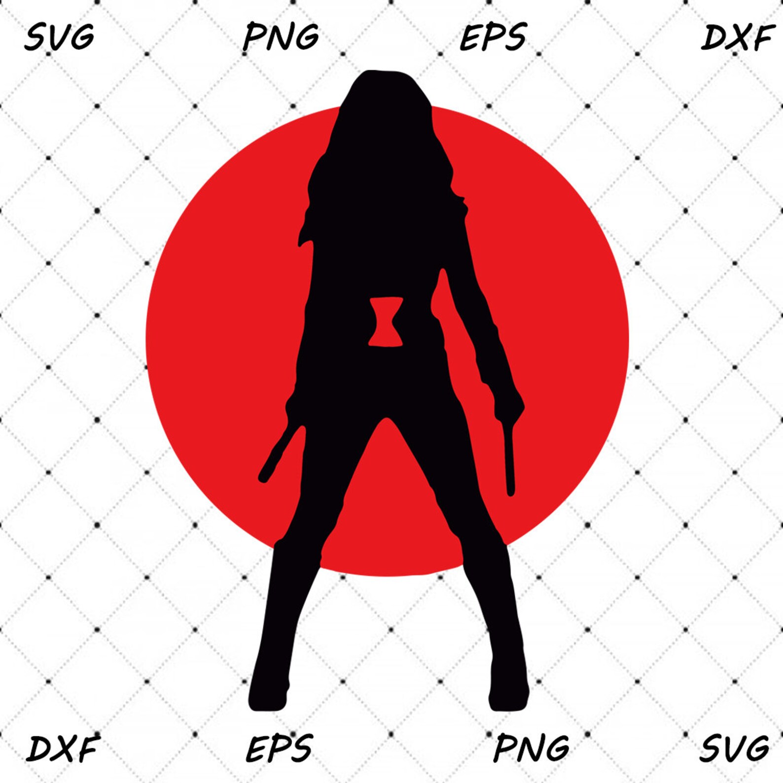 Black Widow Svg Png Natasha Romanoff Digital Download Etsy