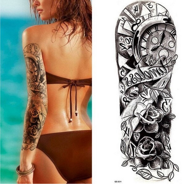 Temporary Tattoo Sleeve Fake Tattoo Sleeve Best Fake Tattoo Etsy Temporary Tattoo Sleeve Fake Tattoo Sleeve Best Fake Tattoo Etsy