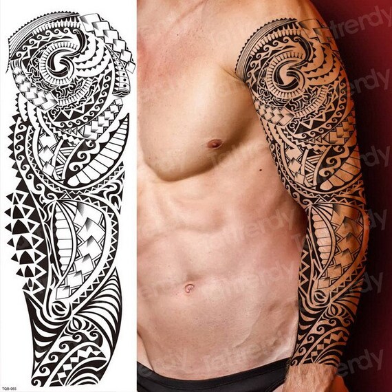 Temporary Tattoo Sleeve Fake Tattoo Sleeve Half Sleeve Etsy Temporary Tattoo Sleeve Fake Tattoo Sleeve Half Sleeve Etsy