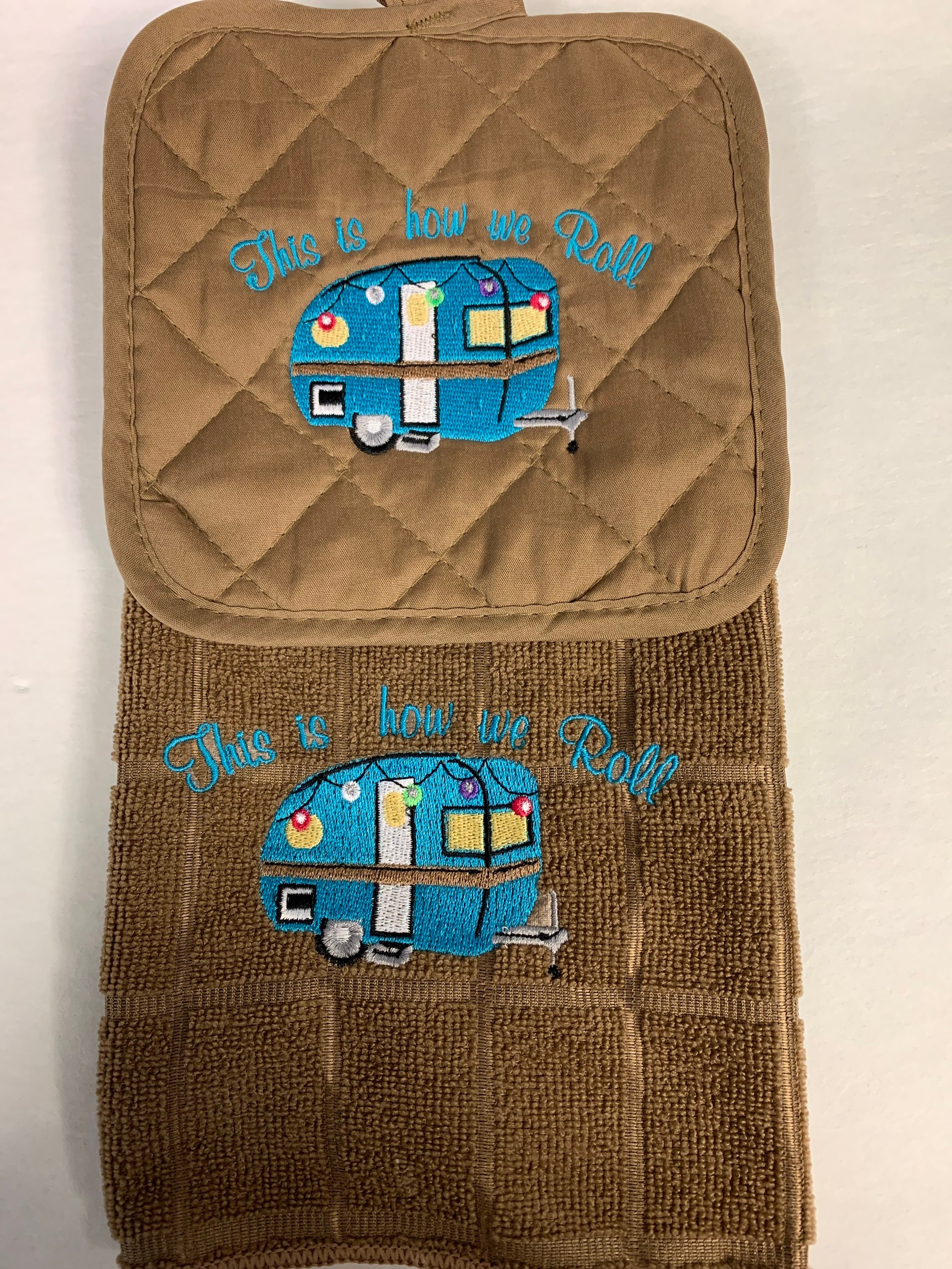 Camper towel set Etsy