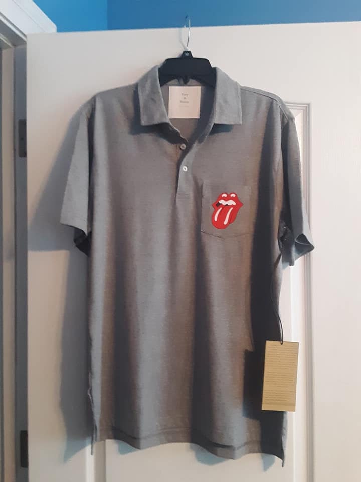 rolling stones polo shirt
