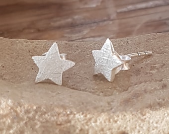 Star stud earrings 925 sterling silver star earrings
