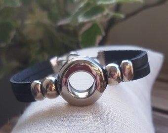 Leather bracelet, leather wristband for men and women, gift