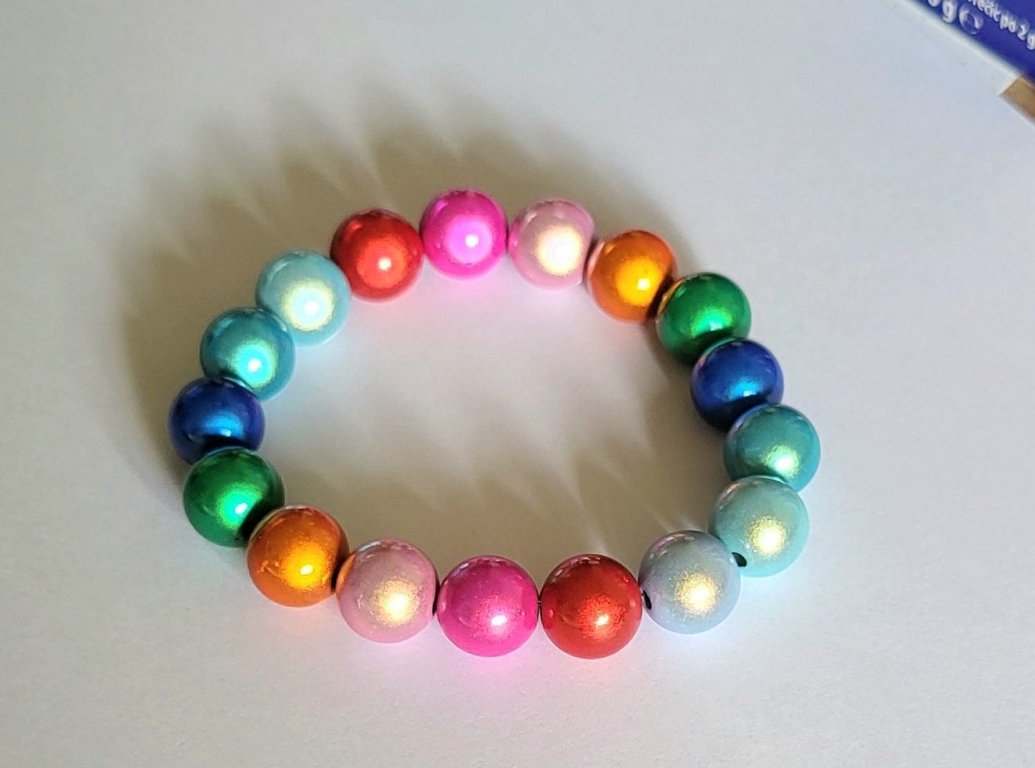 Taffbeads 80 Stück 6 Mm Wunderperlen – 3D Illusion Effekt, Für Schmuck & Basteln, Mehrfarbig