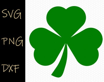Shamrock SVG: Clipart del trifoglio di San Patrizio (download digitale)