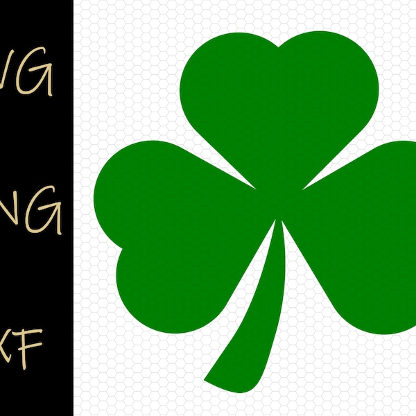 Shamrock SVG for Cricut | St. Patrick's Day DXF, PNG, Clipart Clover for Mugs and Shirts