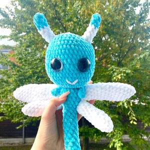Crochet pattern dragonfly PDF German