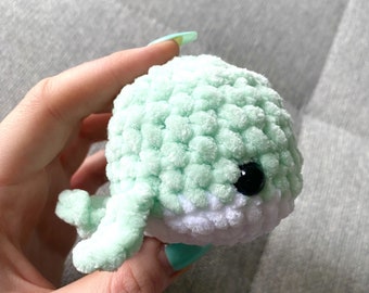 Crocheted Amigurumi Mini Whale