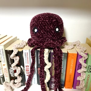 Crocheted jellyfish, amigurumi, crochet, plushie, jellyfish image 3