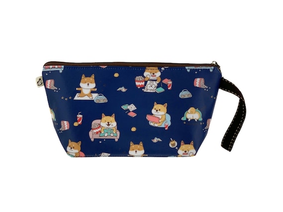 Shiba Inu Waterproof Dumpling Cosmetic Makeup Travel … - Gem