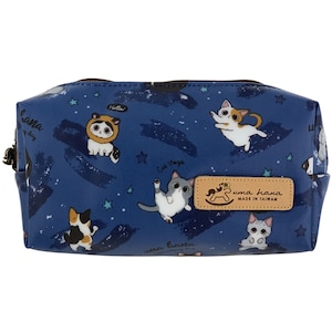 Bolsa cosmética de maquillaje rectangular impermeable para yoga para gatos, lindo regalo para los amantes de los gatitos, bolsa para golosinas y estuche para lápices