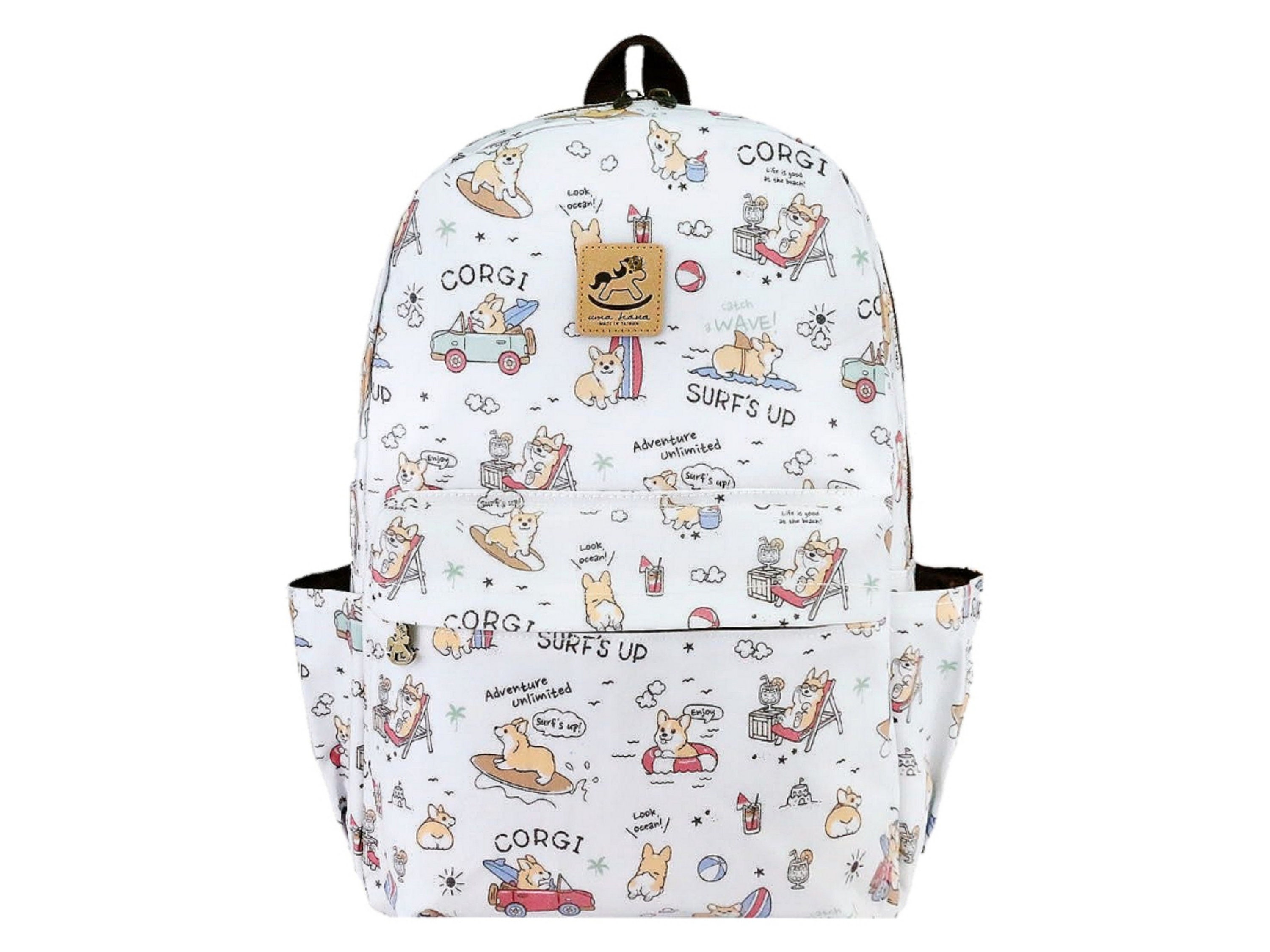 Waterproof Corgi Large Opening Backpack Petslify Corgi Backpack – Irresistibly Plush main image 4