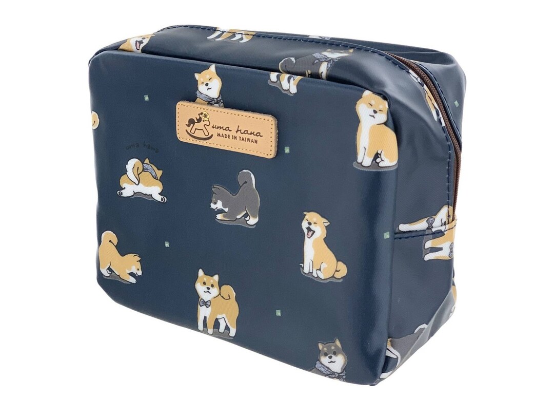 Shiba Inu Puppy Waterproof Cube Makeup Cosmetic Bag, Cute Gift for Dog ...