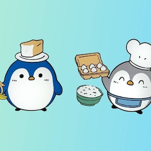 Waterproof Transparent Penguin Die-Cut Sticker, Tearproof, 3D Textured Effect, Cute & Unique Gift for Animal Lovers