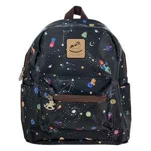 Waterproof Galaxy Small Backpack, Lightweight Mini Carrier, Cute Gift for Space Lovers, Casual Everyday Bag