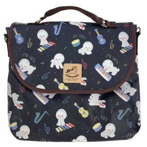 Bichon Bandolera multiusos convertible impermeable, mochila, bolso, bolso de mensajero multifuncional de triple uso informal para uso diario