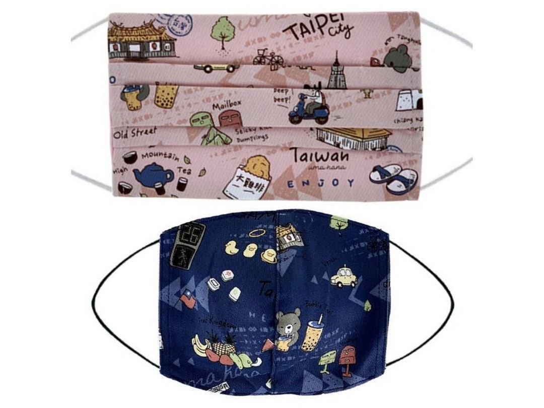 Happy Taiwan Face Mask W/disposable Filter Pocket, Reusable Washable