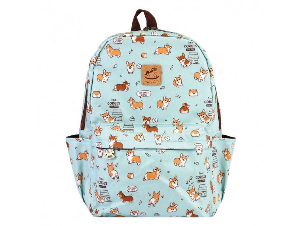 Waterproof Corgi Puppy Large Backpack Fits Laptop & Books | Etsy