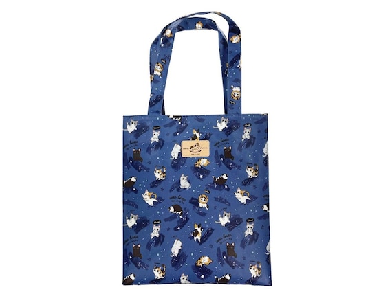 84hoods Large Waterproof Work Bag - Shoulder Bag With Laptop Pocket, Tablet Sleeve & Lots Of Pockets (Gift For Cat Lovers)