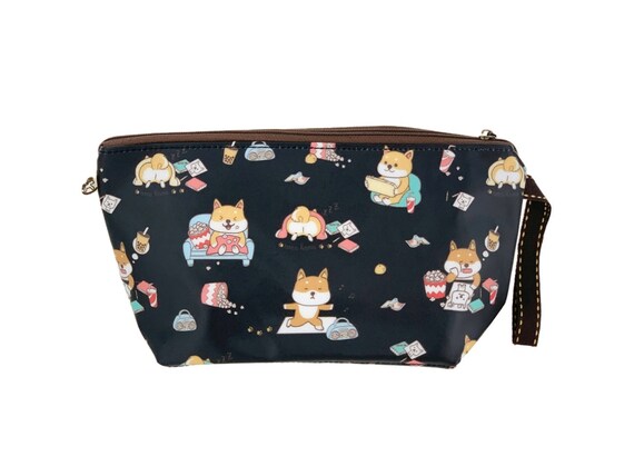 Shiba Inu Waterproof Dumpling Cosmetic Makeup Travel … - Gem