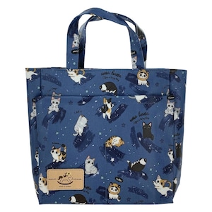 Katze Wasserdichte Doppeltasche Tote Handtasche, süßes Geschenk für Kätzchen-Liebhaber, lässige Alltagstasche
