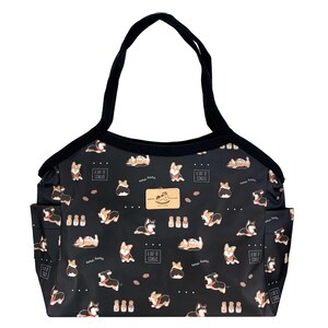 Tricolor Corgis Tote Wasserdichte Trapez-Schulterhandtasche, nettes Geschenk für Hundeliebhaber, große Kapazitäts-tägliche Tasche